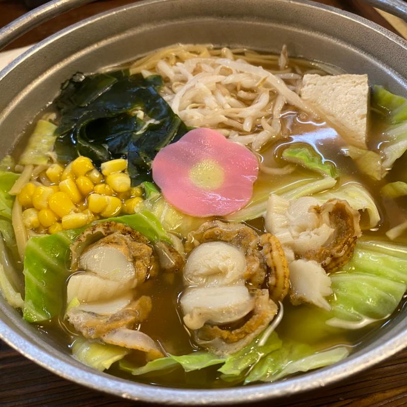 ほたてを使ったW貝だしめんちゃんこ(博多めんちゃんこ亭箱崎店)