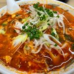 ユッケジャンラーメン(味楽苑 道の駅はなまき西南店)