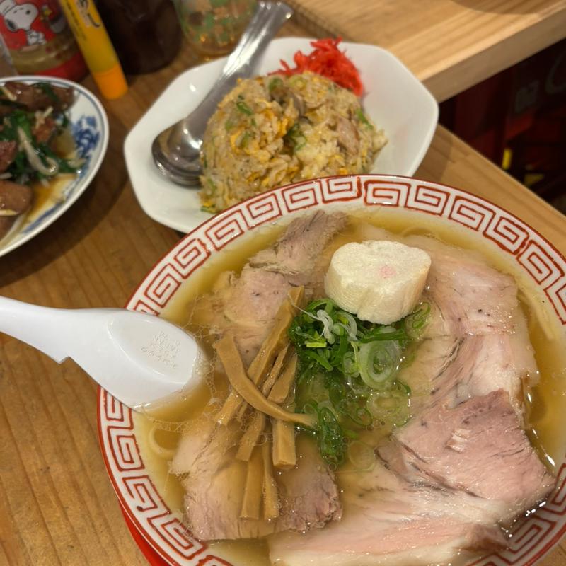 飯田セット(ラーメン&半チャーハン)(町中華屋台 飯田)