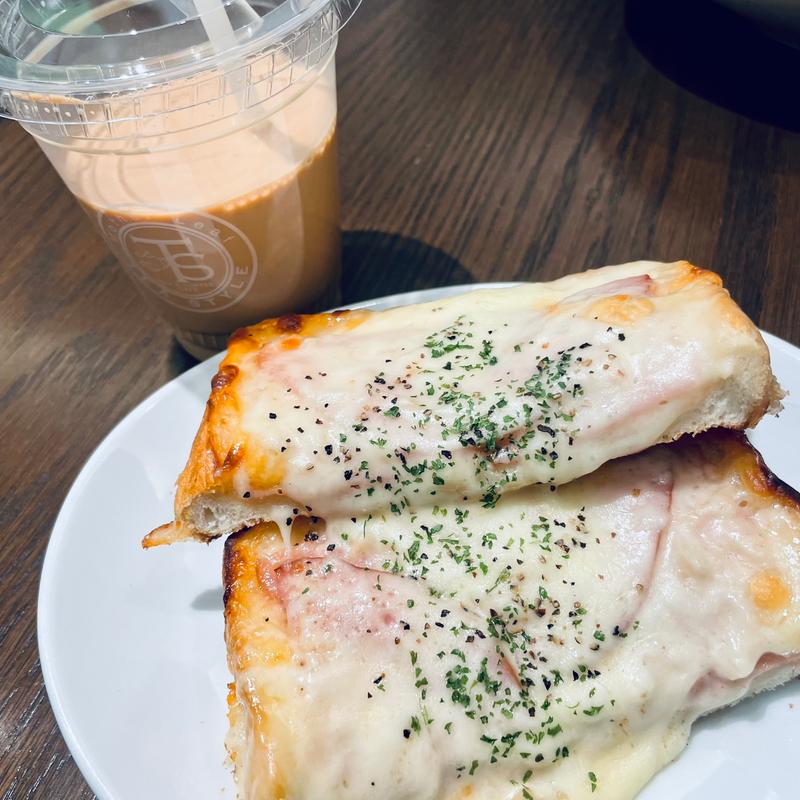 たっぷりチーズのクロックムッシュ(マザーリーフ・ティースタイル グランエミオ所沢店)