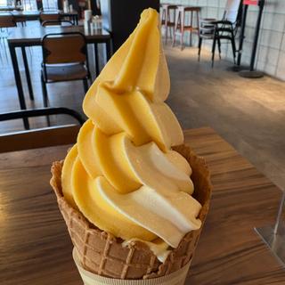 マンゴーミックスソフトクリーム(レインフォレストカフェ こどものくに店 )