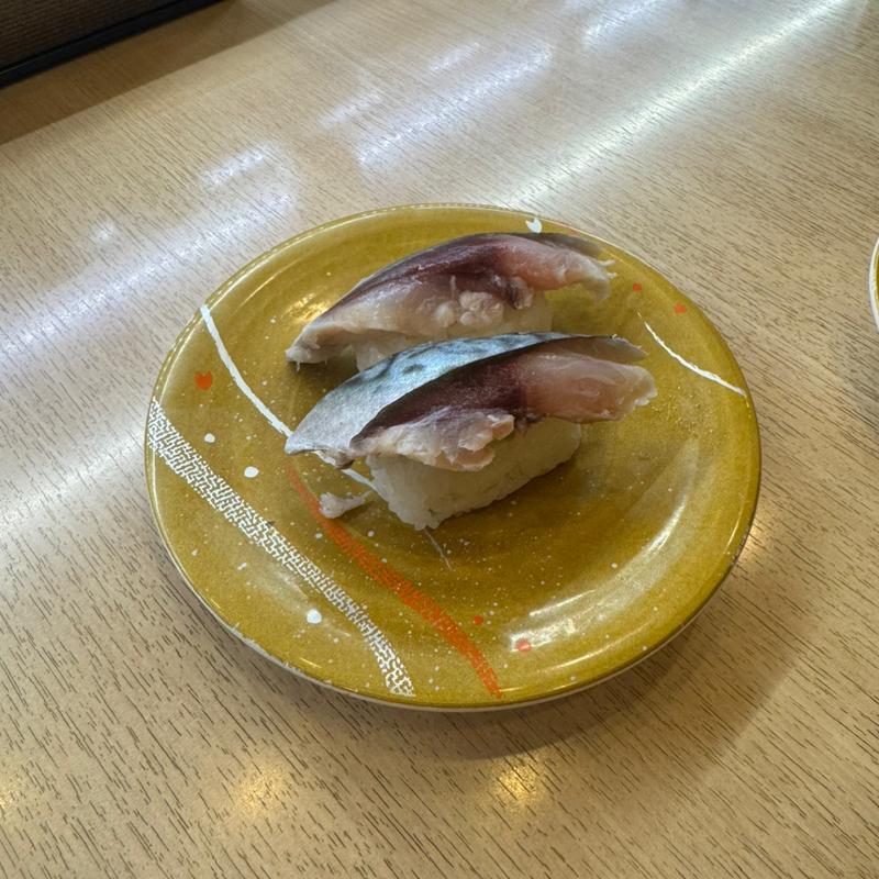 特上〆サバ(回転寿司江戸ッ子 神田店)