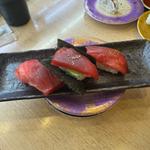 本マグロ赤身3貫(回転寿司江戸ッ子 神田店)