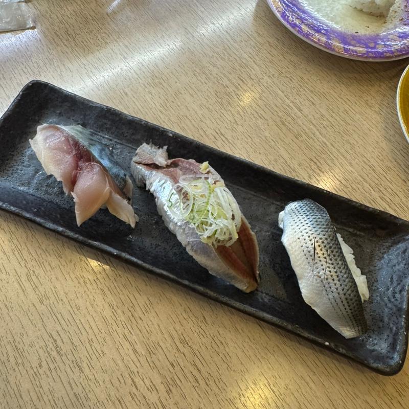 光物三貫握り(回転寿司江戸ッ子 神田店)