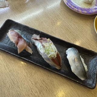 光物三貫握り(回転寿司江戸ッ子 神田店)