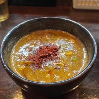 みそつけめん(KARA辛＆釜玉)(麺座 かたぶつ )