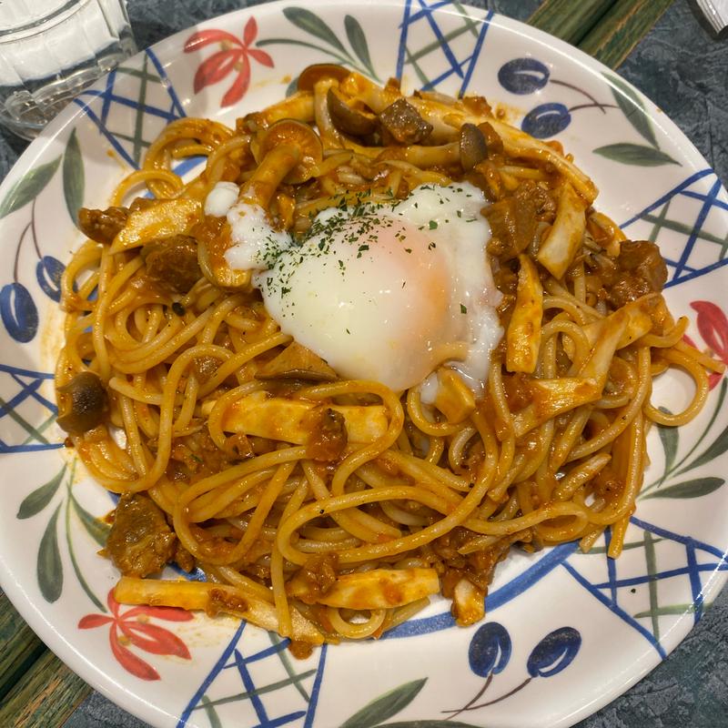 半熟卵のミートソース(あっぷるぐりむ 小島田店 )