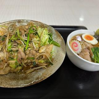 焼肉チャーハン ミニラーメンセット(阿Q 西那須野店 （アキュウ）)