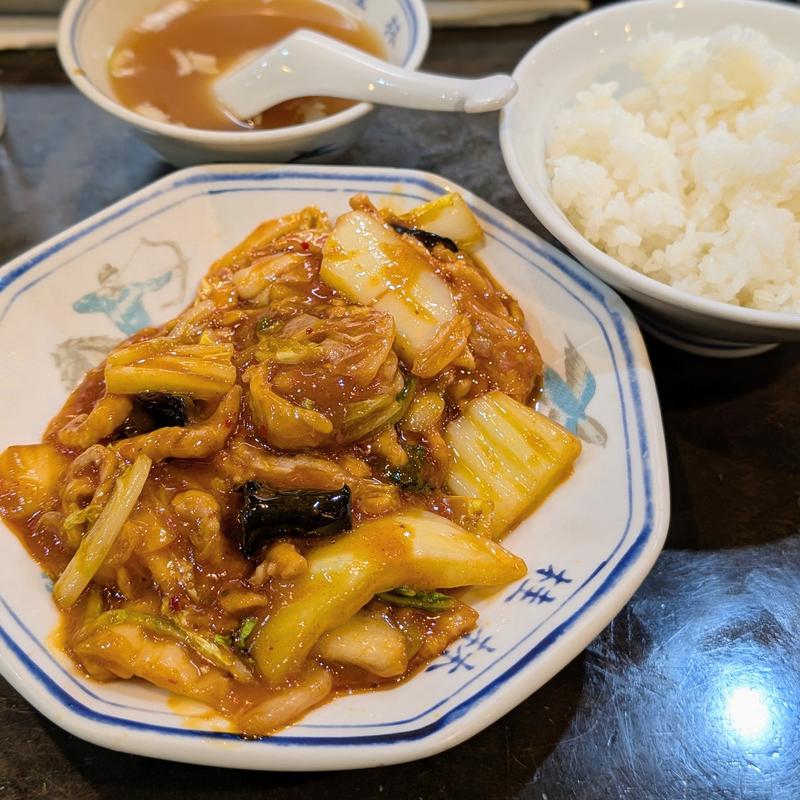 豚キムチ定食(桂林)