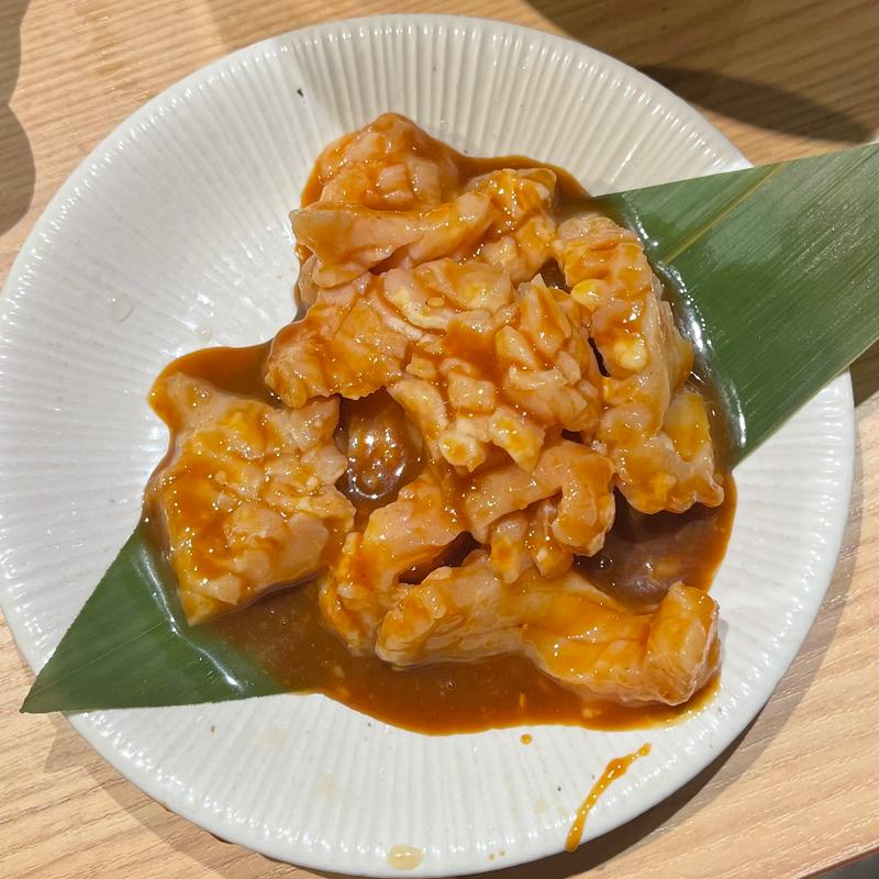 上ミノ(タレ)(焼肉ホルモンまるよし精肉店 新福島店)