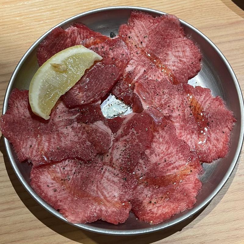 牛タン(ネギ塩)(焼肉ホルモンまるよし精肉店 新福島店)