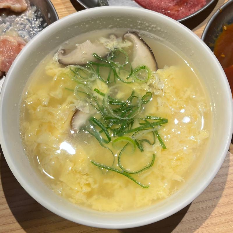 玉子スープ(焼肉ホルモンまるよし精肉店 新福島店)