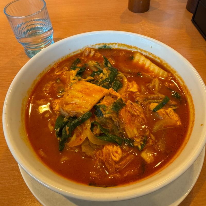 チゲ味噌ラーメン(日高屋 西船橋南口店)