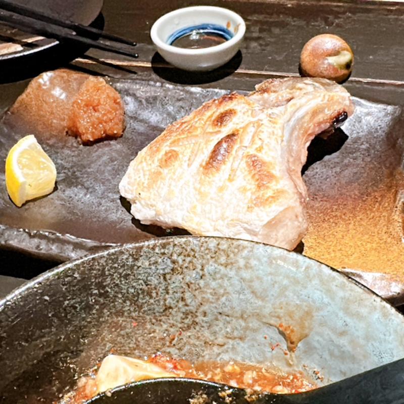 ブリカマ塩焼き(もぐら )