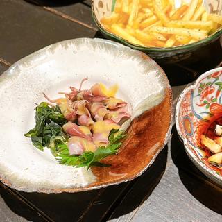 ホタルイカのカラシ酢味噌和え(もぐら )
