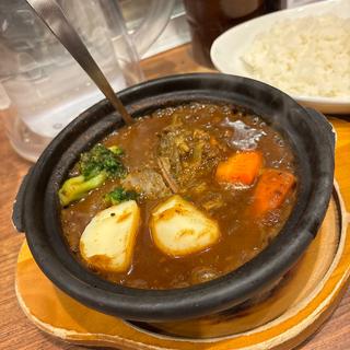 肉2倍牛すじ煮込みカレー(ホットスプーン 西新宿店(Hot Spoon))