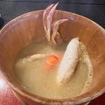 男鹿名物 石焼き料理 (フグ ワタリガニ 海老)(元湯雄山閣 )