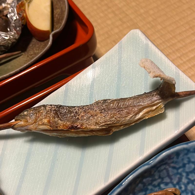 イワナの塩焼き(鶴の湯温泉 （つるのゆおんせん）)