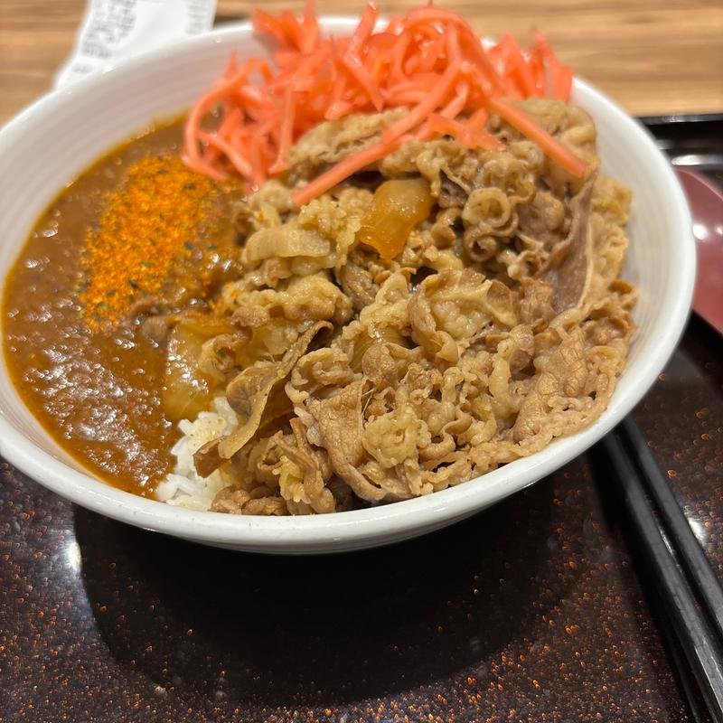 肉だく牛カレー(吉野家 産業道路美原店 )