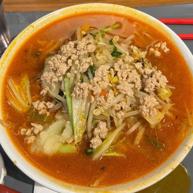 鶏白湯辛口タンメン(富士タンメン 丸井溝口店)