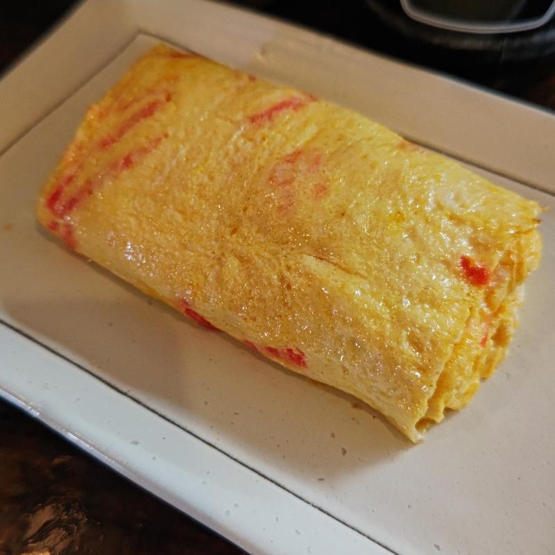 紅生姜だし巻き(国民酒場あさひや じぃえんとるまん)