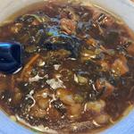 牛角煮高菜麺