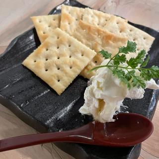 いぶりがっこチーズ(焼き鳥　石橋)