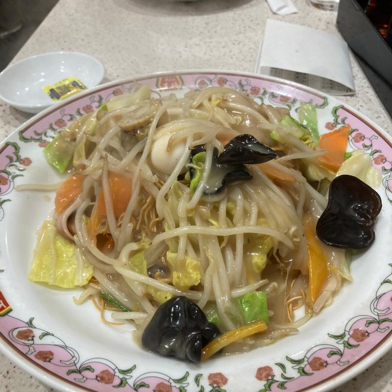 揚げそば(餃子の王将 経堂店)