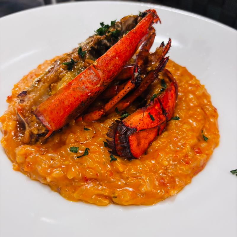 オマール海老のリゾット(御徒町ワインバル八十郎)