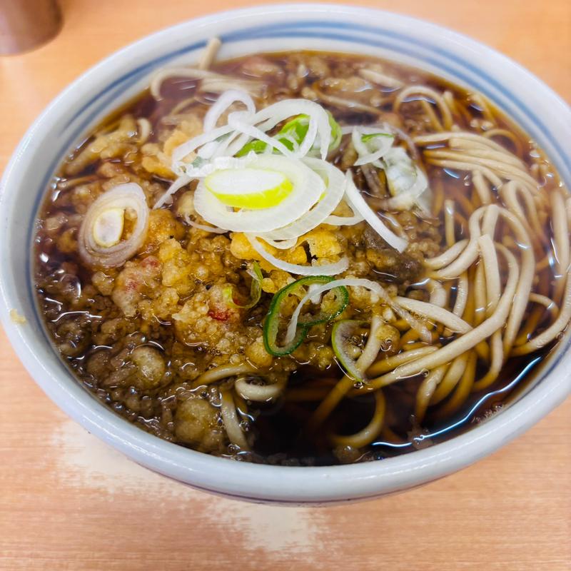 たぬきそば(立喰生そば 長寿庵 )