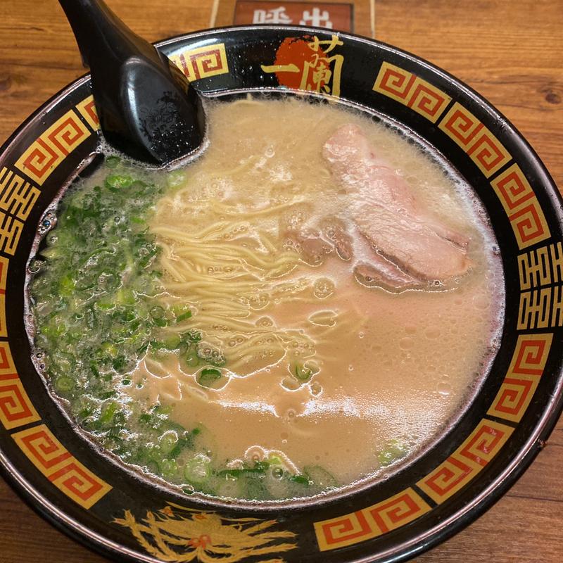 天然とんこつラーメン(一蘭 那覇国際通り店)