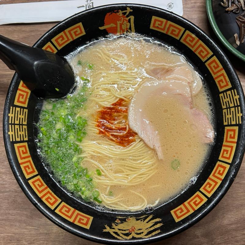 ラーメン(一蘭 原宿店)