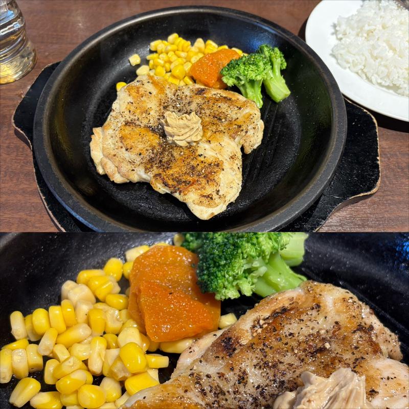 グリルチキンステーキ・220 g(いきなりステーキ 綱島店)