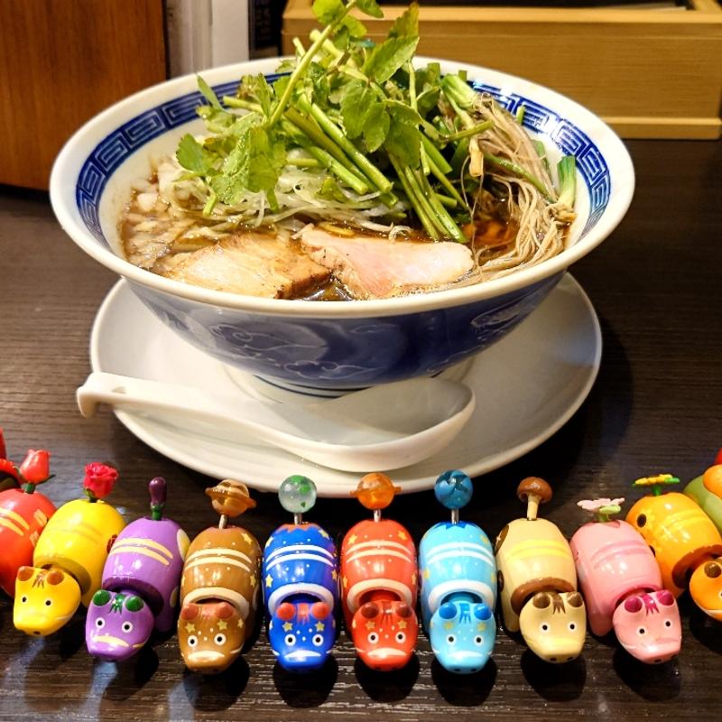 東和産せりとなめこの中華蕎麦(中華蕎麦 こばや)