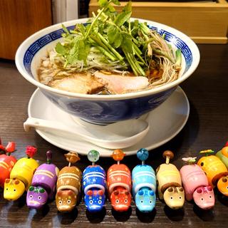 東和産せりとなめこの中華蕎麦(中華蕎麦 こばや)