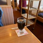 ミニ天丼セット　冷そば　アイスコーヒー(とんでん 花畑店)