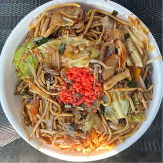 6種の野菜たっぷり豚焼きそば(大盛り)(ももたろう 枚方店)