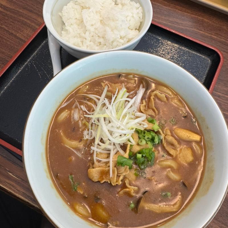 カレー南蛮うどん＋ご飯(ジョナサン 葛西駅前店)