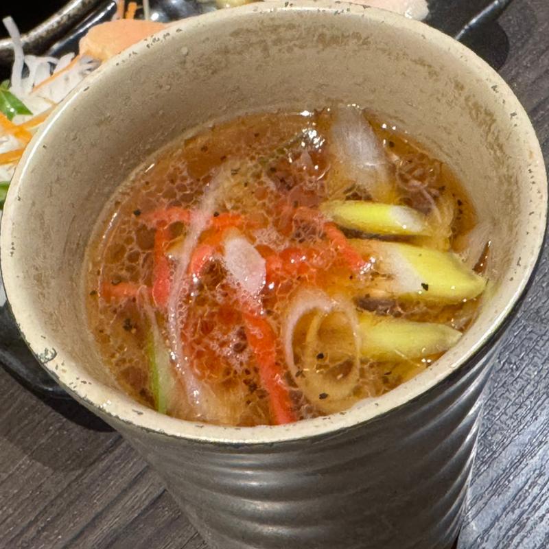 紅しょうがスープ(馬ござる)