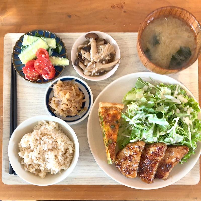 今週の週替わり定食(cafe mikke Dolce amo)