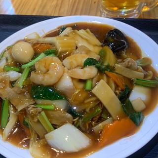 五目あんかけ焼きそば(海鮮居酒屋 築地市場298 西新井店)