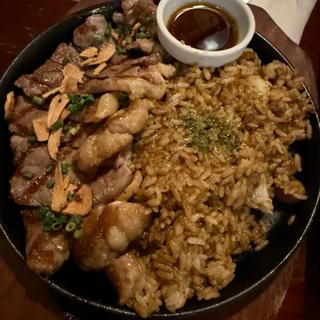 ステーキ on theガーリックライス(ミュンヘン)