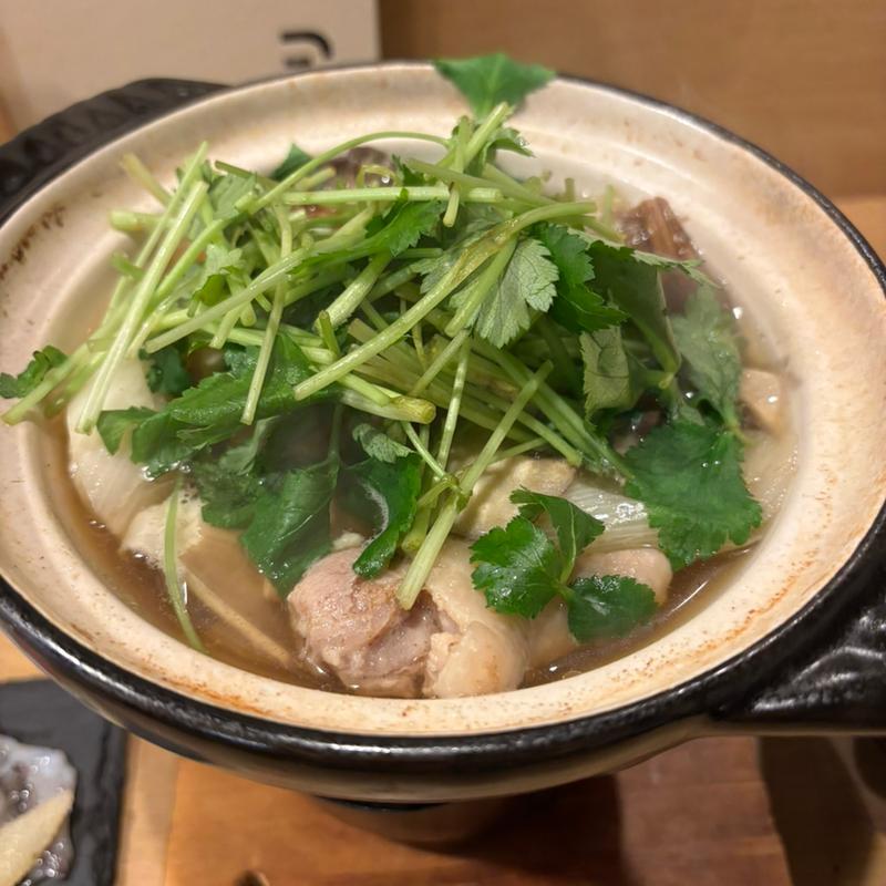 あべ鶏と三つ葉の鍋(おばんざいみかん)