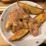 塩辛バターポテトフライ(おばんざいみかん)