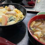 奥久慈しゃも丼けんちんそばセット