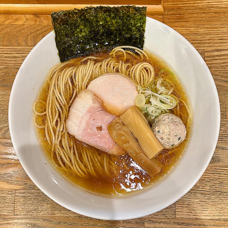 地鶏（醤油）(自家製麺 純)