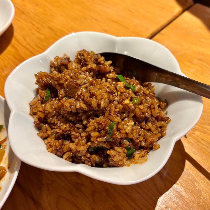 ブラック炒飯(小)(小皿中華料理 マルチュー)