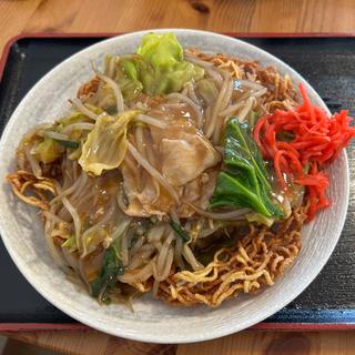 あんかけかた焼きそば