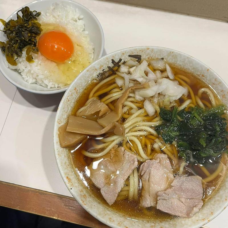 朝ラーセット(麺処盛盛)