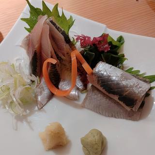 真いわしの刺身(町のすし家 四季花まる 時計台店)